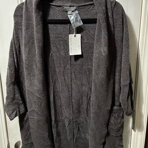 Barefoot Dreams Charcoal Cardigan